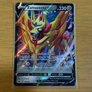 Pokémon Zamazenta V Card - SWSH01: Sword & Shield Base Set (SWSH01)